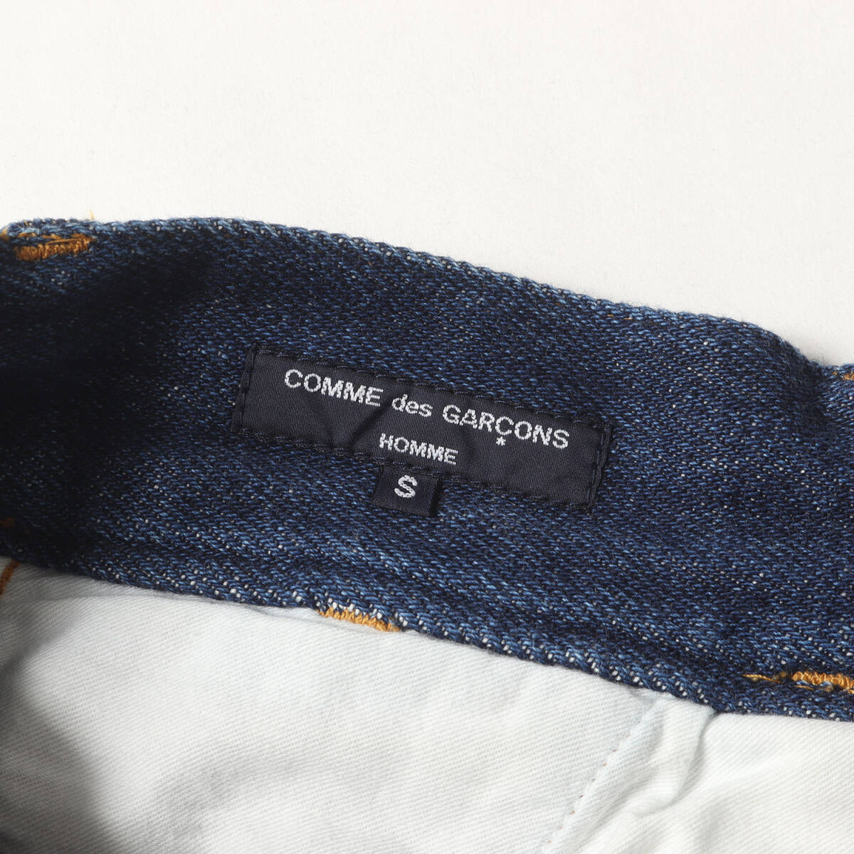 COMME des GARCONS HOMME コム デ ギャルソン オム パンツ インディゴ サイズ:S | ワンタック テーパード デニム パンツ | ボトムス_画像3