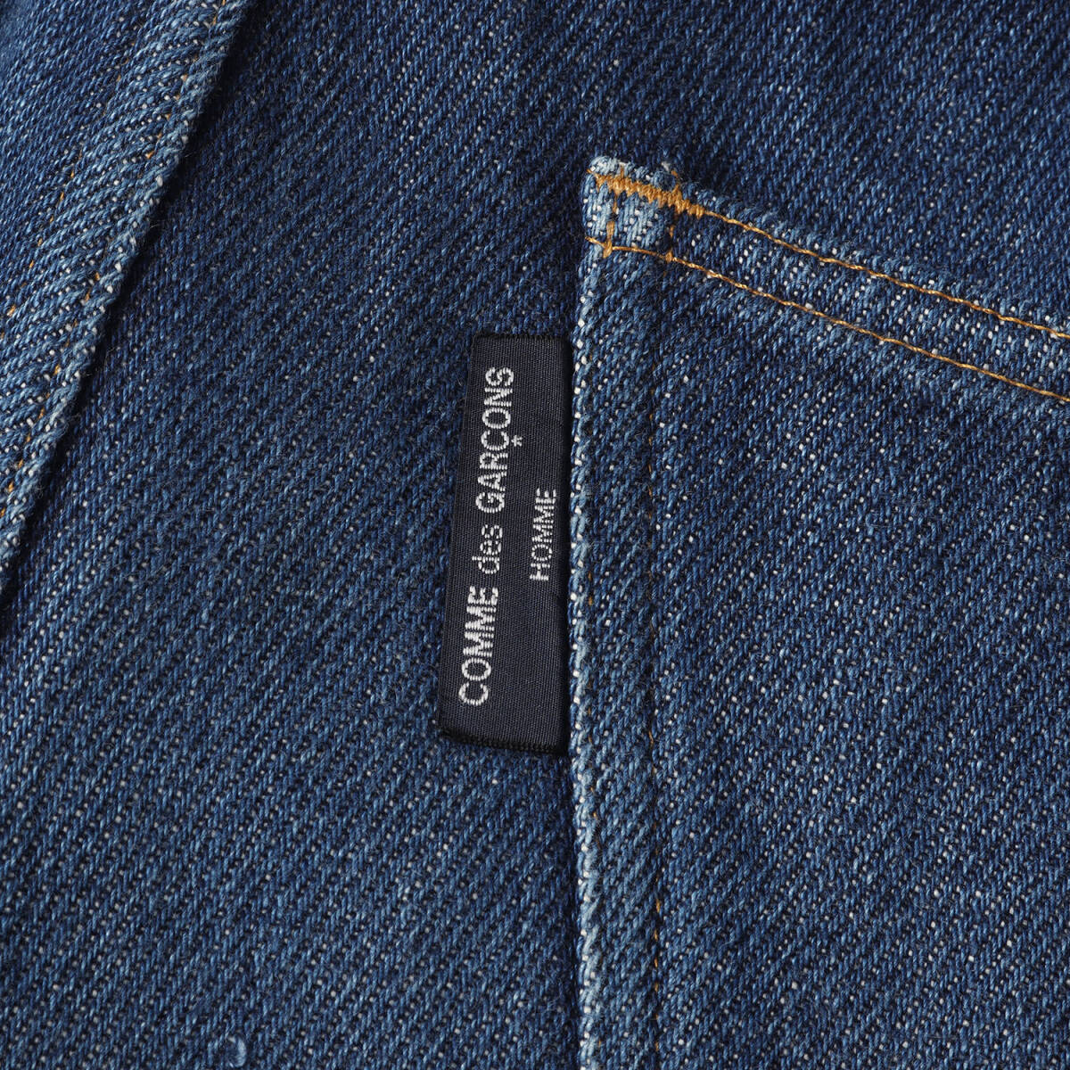 COMME des GARCONS HOMME コム デ ギャルソン オム パンツ インディゴ サイズ:S | ワンタック テーパード デニム パンツ | ボトムス_画像4