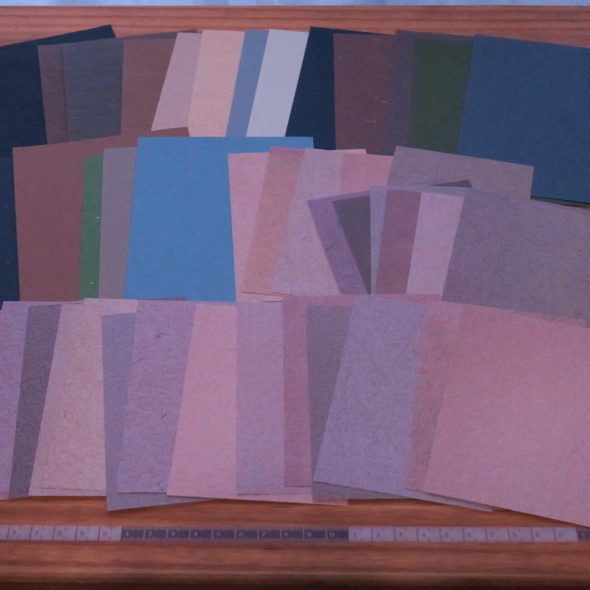 紙もの◆小さめ畫用紙セット46枚◆ペーパークラフト等に