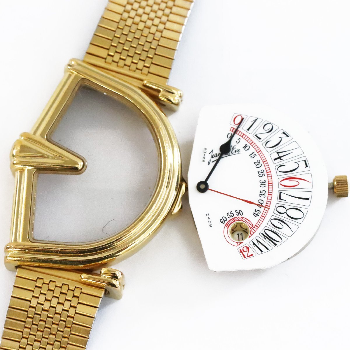 ジャンク時(shí)計(jì)☆ジャンピングアワー スイス制,ジャンイブセレクト 里蓋無(wú)し ベルト社外品 腕時(shí)計(jì)2點(diǎn) ※動(dòng)作未確認(rèn)◆おたからや【x-JW04322】