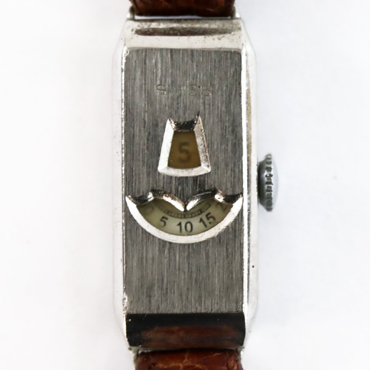 ジャンク時(shí)計(jì)☆ジャンピングアワー スイス制,ジャンイブセレクト 里蓋無(wú)し ベルト社外品 腕時(shí)計(jì)2點(diǎn) ※動(dòng)作未確認(rèn)◆おたからや【x-JW04322】