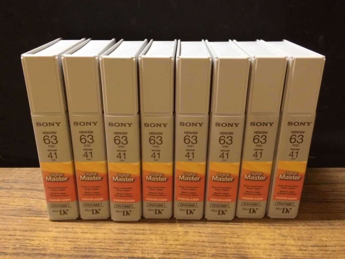 II2016 SONY/ Sony MiniDV лента 8шт.@ совместно PHDVM-63DM HDV стандарт соответствует для бизнеса работоспособность не проверялась /60