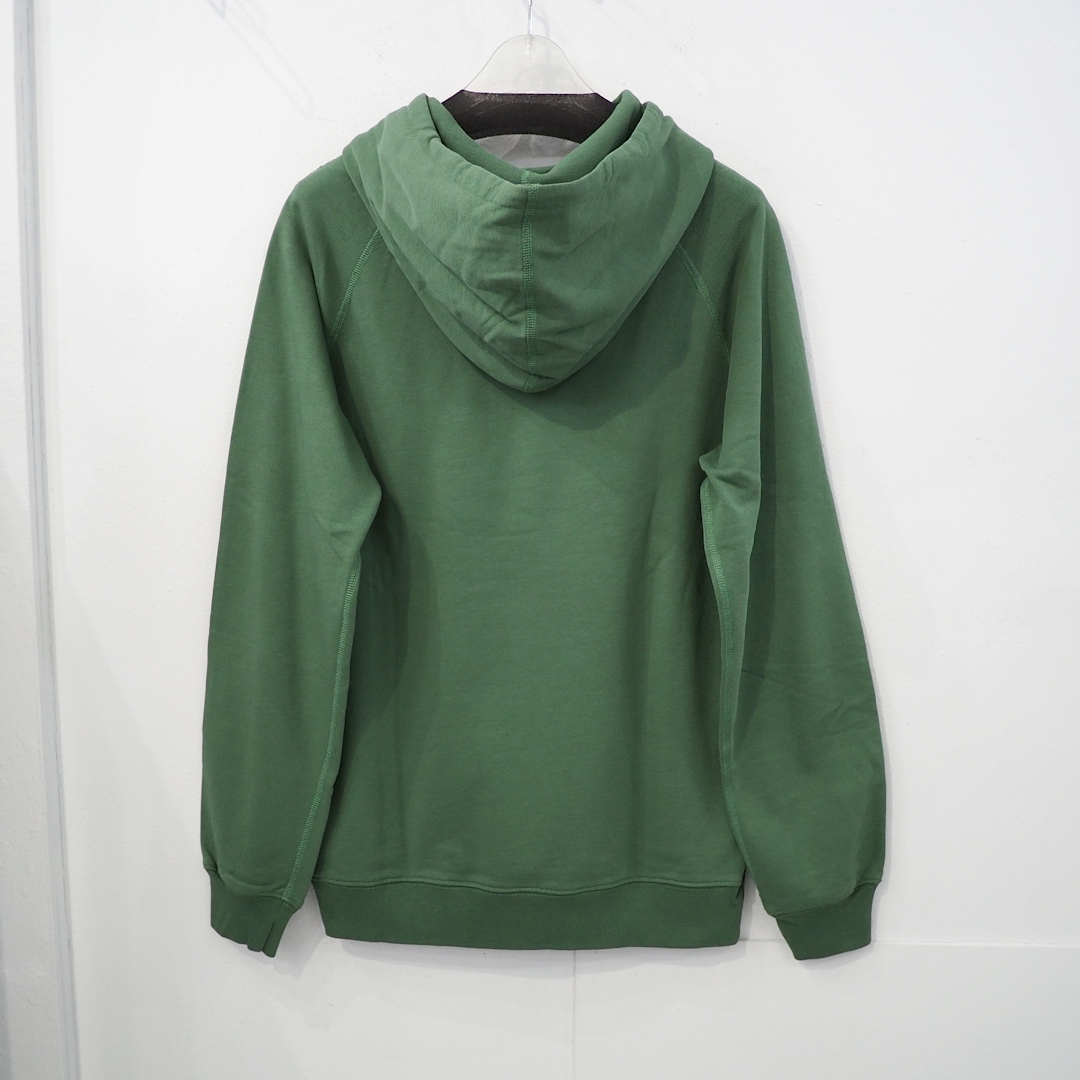 新品 S 定価24200円 レイニングチャンプ 上質 ライト ウエイト スウェット フーディー 緑 くすみ グリーン メンズ REIGNING CHAMP パーカー_画像5