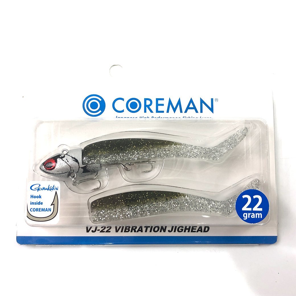 未使用 コアマン VJ-22 バイブレーションジグヘッド ＃シャローベイト | COREMAN VIBRATION JIGHEAD シーバス サーフ ヒラメ マゴチ F245_画像2