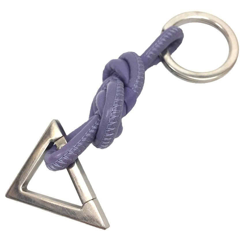 BOTTEGA VENETA ボッテガヴェネタ トライアングル キーリング 619099 キーホルダー 財(cái)布小物 美品 aq11166 ユニセックス対応