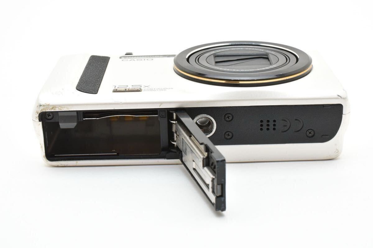 ◆通電◆ CASIO EXILIM EX-ZR100 ホワイト カシオ エクシリム コンパクトデジタルカメラ 本體のみ #582