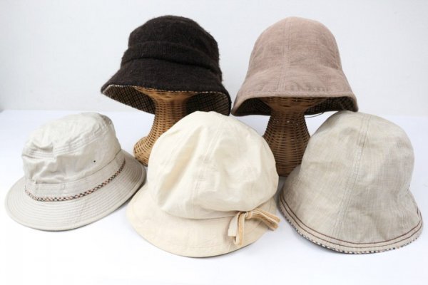 ダックス マキシン 等 ブランド クロッシェ ハット他 帽子 5点 セット まとめ売り 大量 af1274_画像1