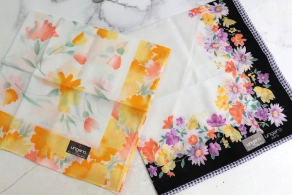 【未使用】ニナリッチ トラサルディ バレンティノ ウンガロなど ハンカチ まとめ 12点 セット まとめ売り 大量 af1432_画像5