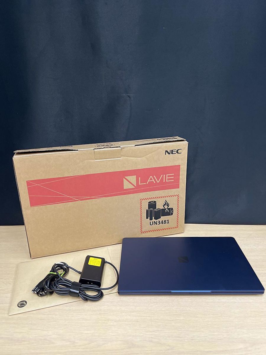 NEC エヌイーシー LAVIE N14 Slim ネイビーブルー N145C/HAL ノートパソコン PC ★_画像1