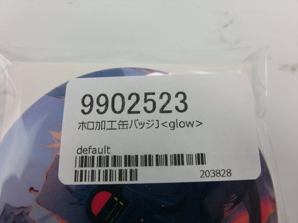 【BS15-48】【送料無料】未開封/初音ミク glow ホログラム加工缶バッジJ/株式會(huì)社ヴィ/キャラクターグッズ/タレントグッズ