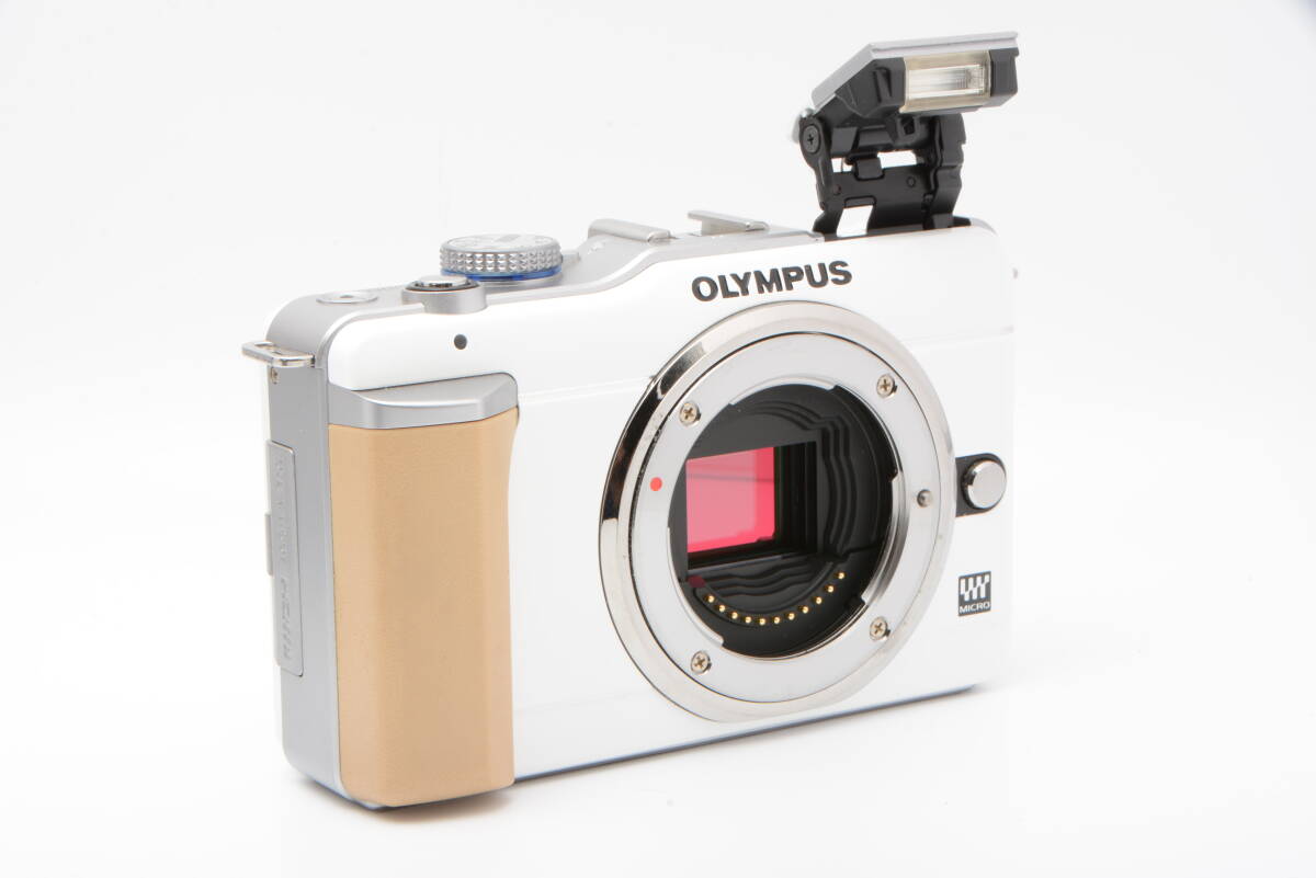 ★ショット數(shù)863回★ ★実用品★ オリンパス OLYMPUS E-PL1 ホワイト LL4509#H082