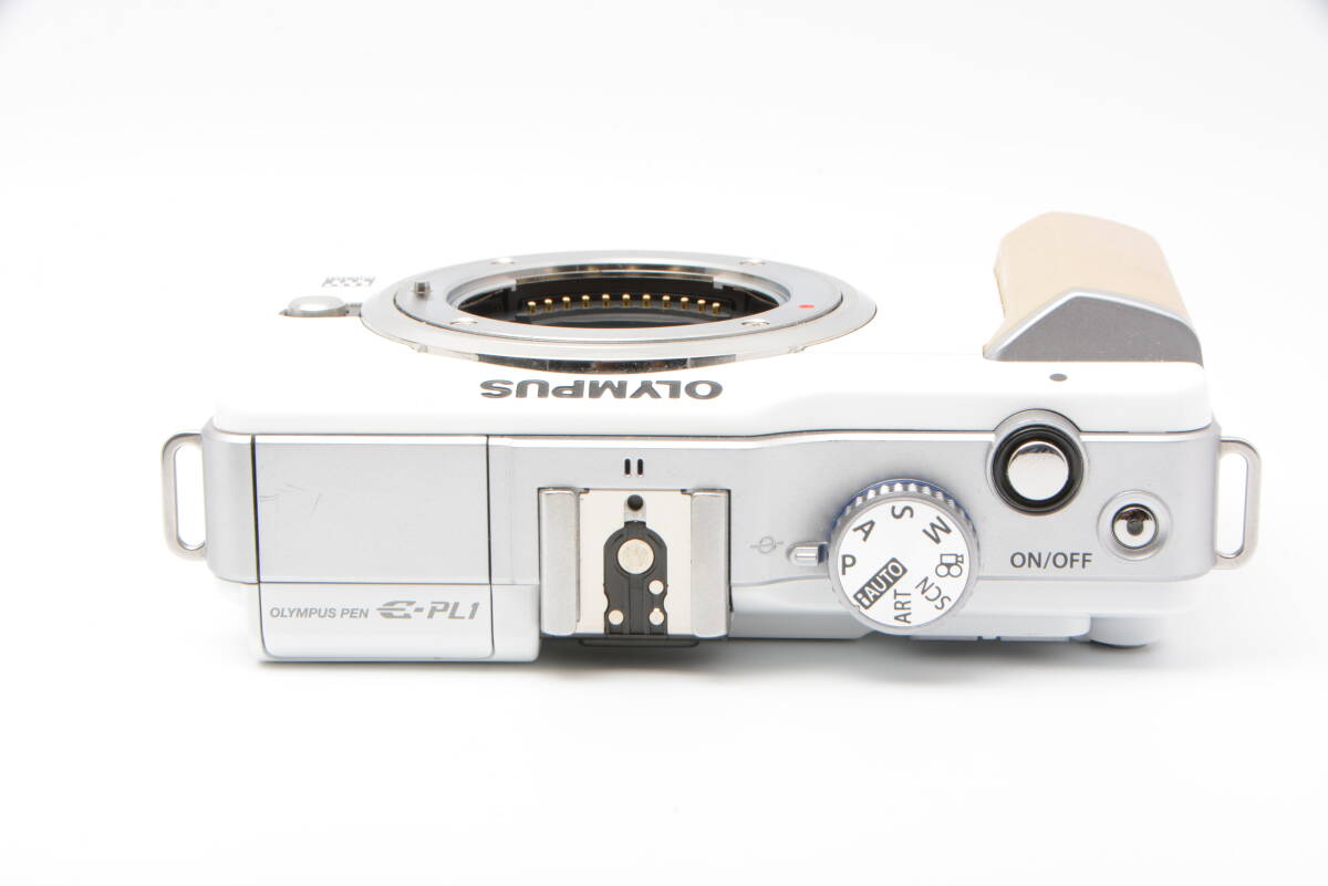 ★ショット數(shù)863回★ ★実用品★ オリンパス OLYMPUS E-PL1 ホワイト LL4509#H082