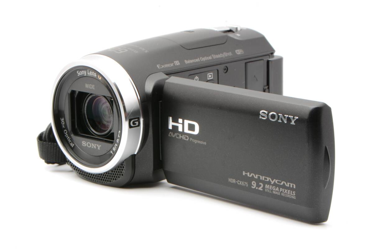 ★実用品★ ソニー SONY HDR-CX675 ブラック デジタルビデオカメラ L4334#C139