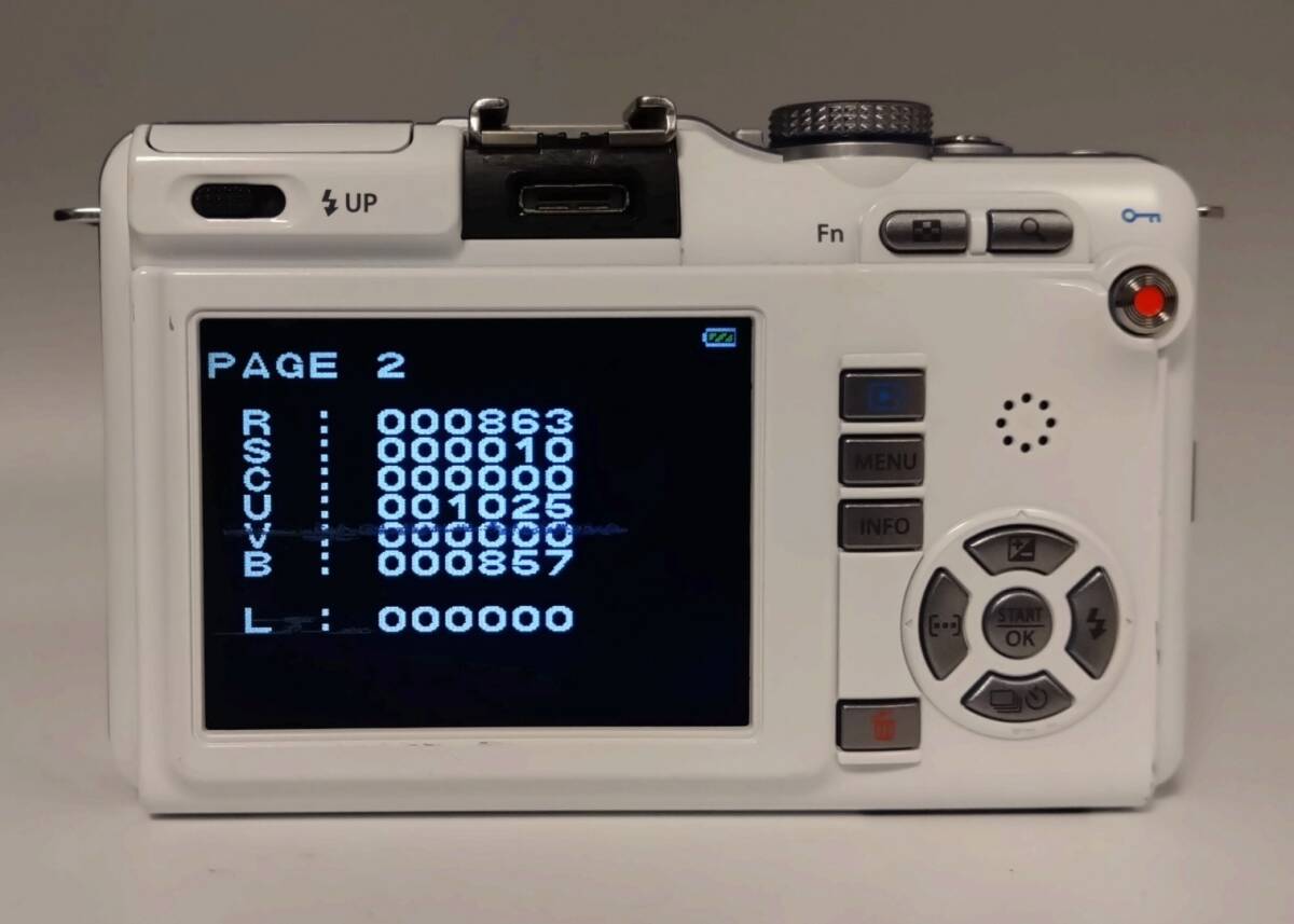 ★ショット數(shù)863回★ ★実用品★ オリンパス OLYMPUS E-PL1 ホワイト LL4509#H082