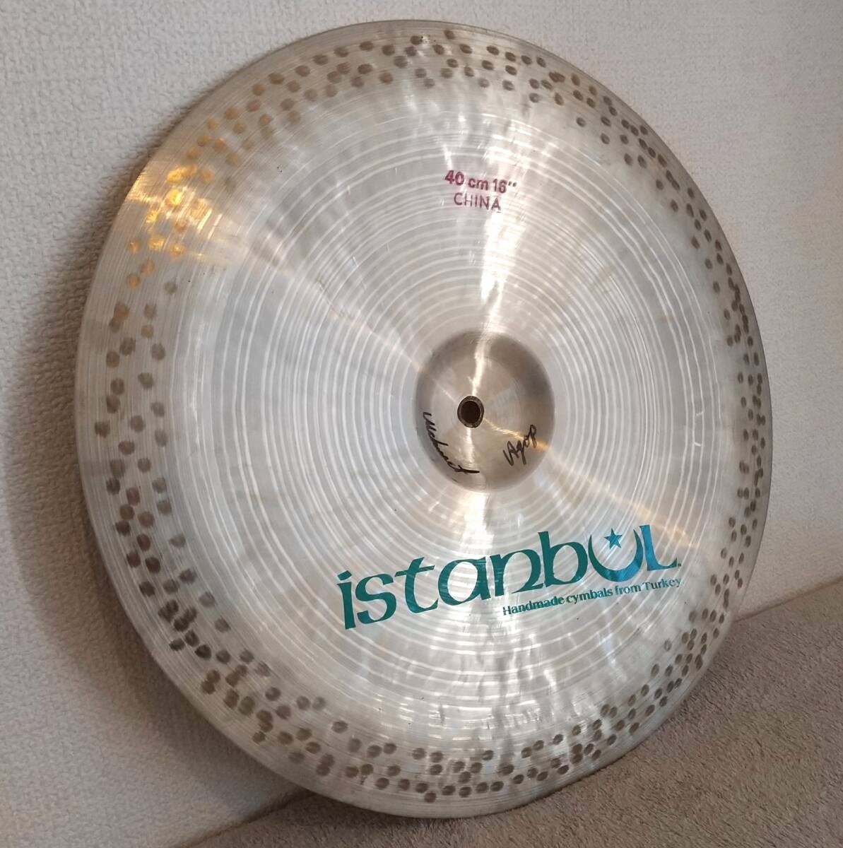 初期Istanbul (ZILLERI) china チャイナ シンバル 16インチ agop/mehmet イスタンブール