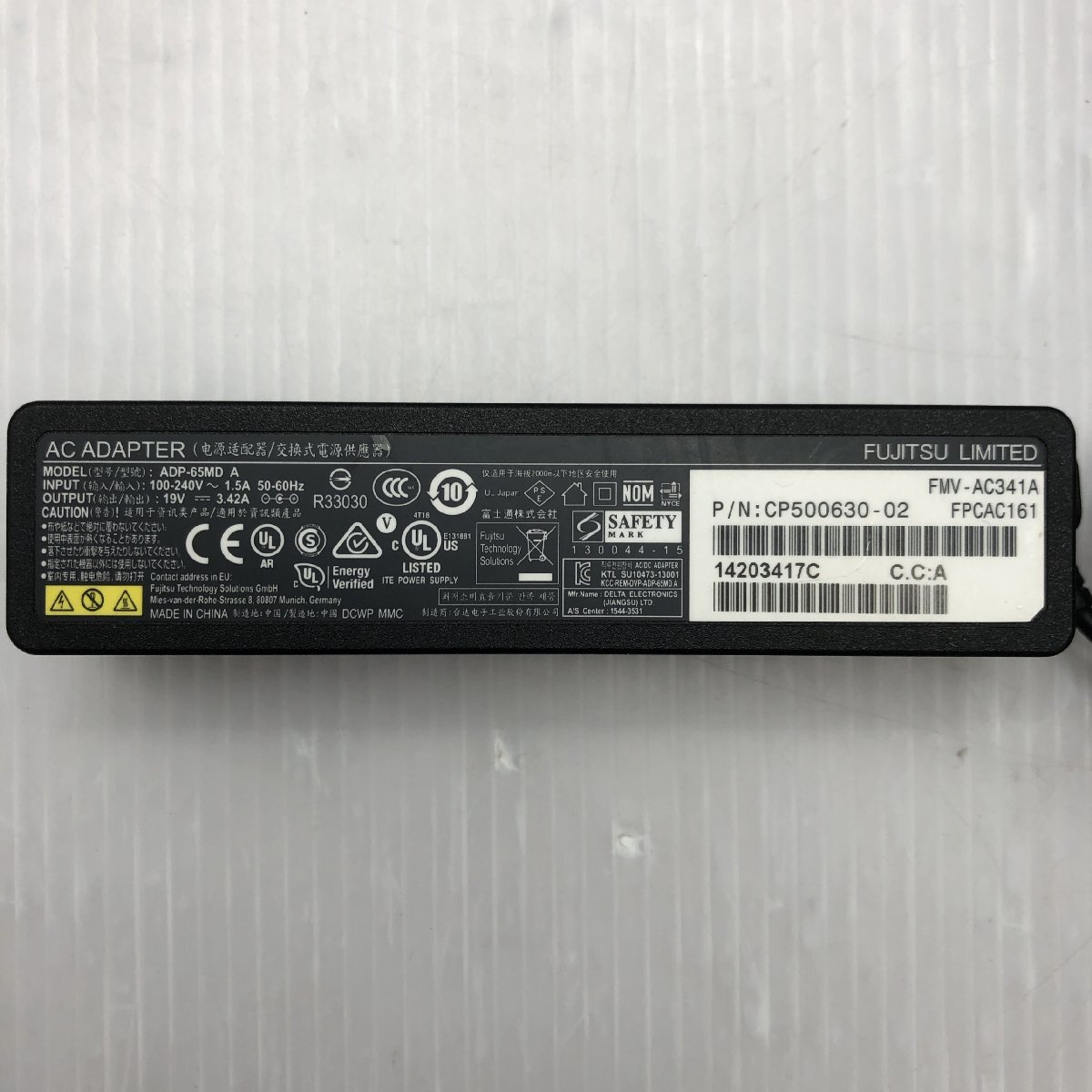 FUJITSU ACアダプター 19V 3.42A 10個セット MV-AC329?FMV-AC332A?FMV-AC332?FMV-AC341C?FMV-AC334 T020342