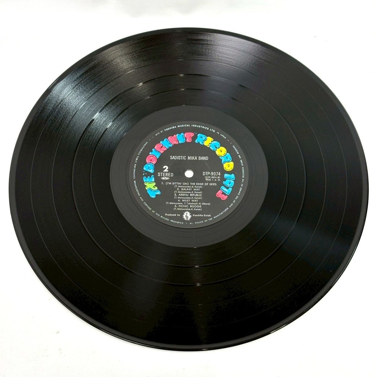 R912-3【國內(nèi)盤 帯付き LP＋EP】サディスティック?ミカ?バンド Sadistic Mika Band DTP-9074 レコード 12inch インチ 動作未確認