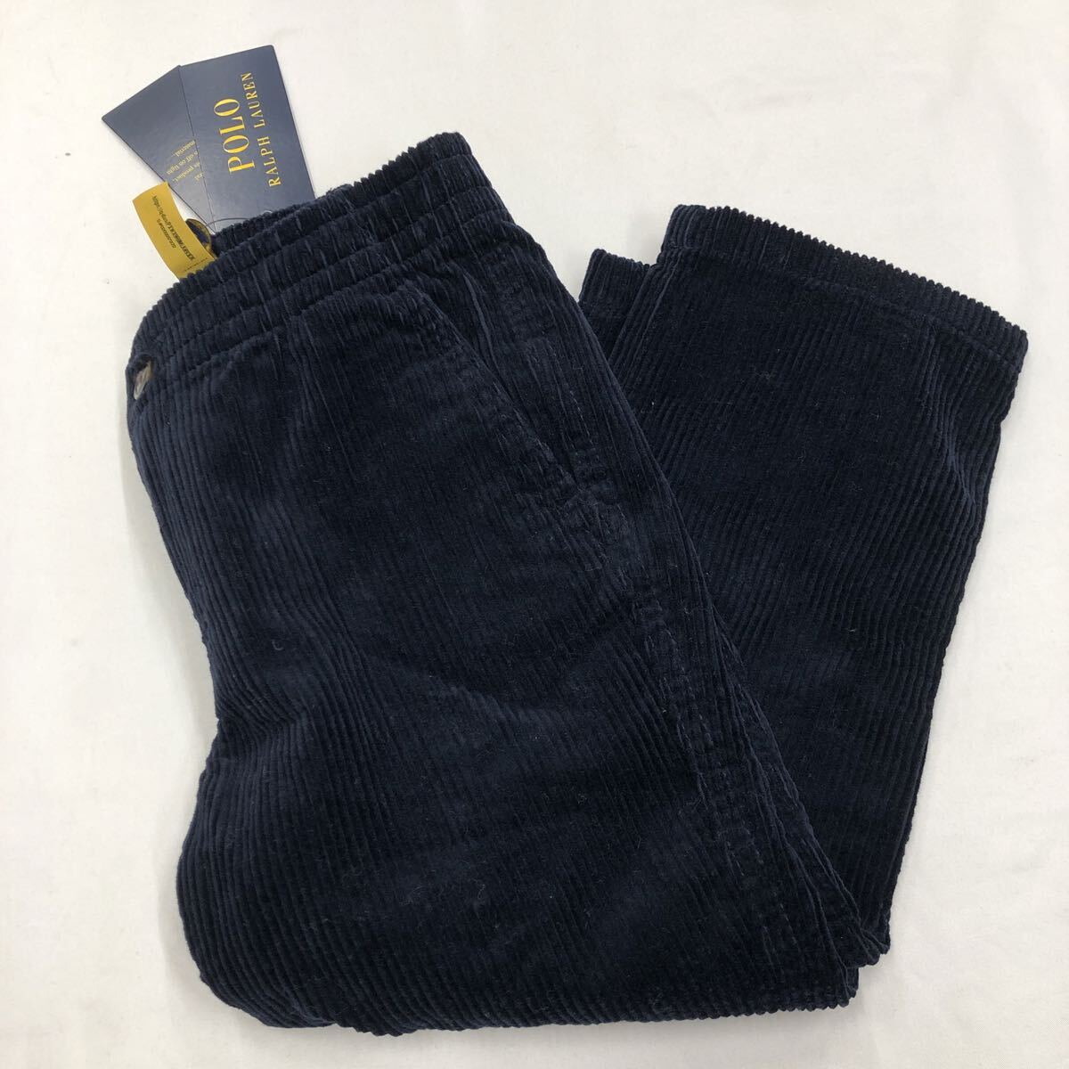 POLO RALPH LAUREN ポロ　ジュニア用　パンツ　ネイビー　綿100% タグ付　子供用　長ズボン