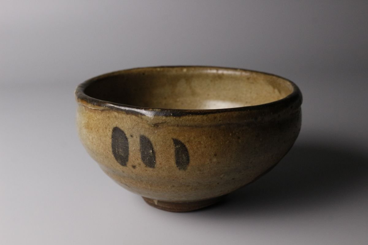 【LIG】古唐津 絵唐津茶碗 箱 茶道具 古美術品 [.QU]25.9