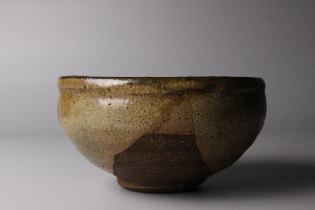 【LIG】古唐津 絵唐津茶碗 箱 茶道具 古美術品 [.QU]25.9