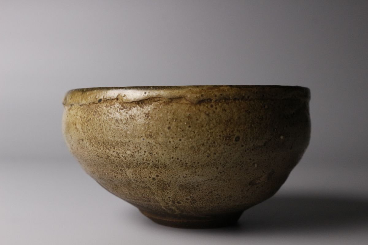 【LIG】古唐津 絵唐津茶碗 箱 茶道具 古美術品 [.QU]25.9