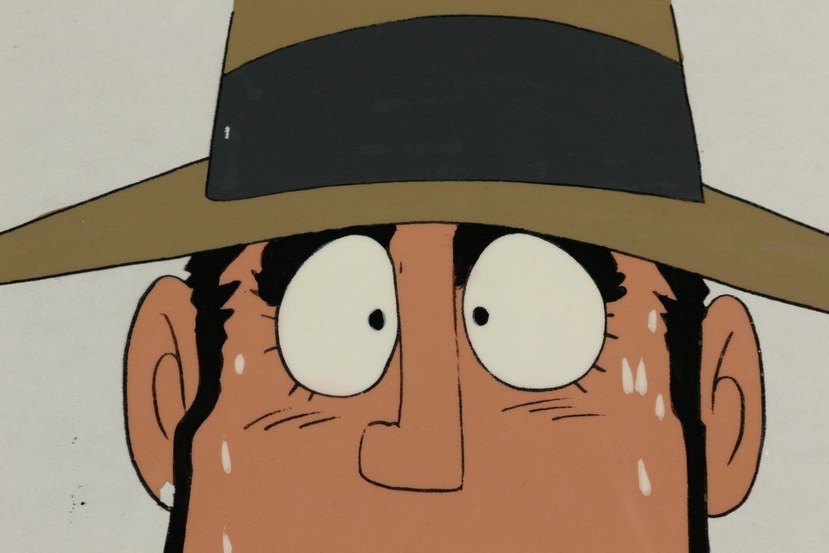 【LIG】ルパン三世 銭形警部 セル畫 二點(diǎn) コレクター収蔵品 [.TO]24.4