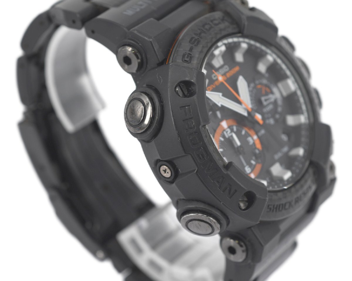 [中古品] 稼働品【CASIO】カシオ G-SHOCK フロッグマン GWF-A1000XC-1AJF カーボンコンポジットバンド 動(dòng)作OK 箱 保証書付 中古品