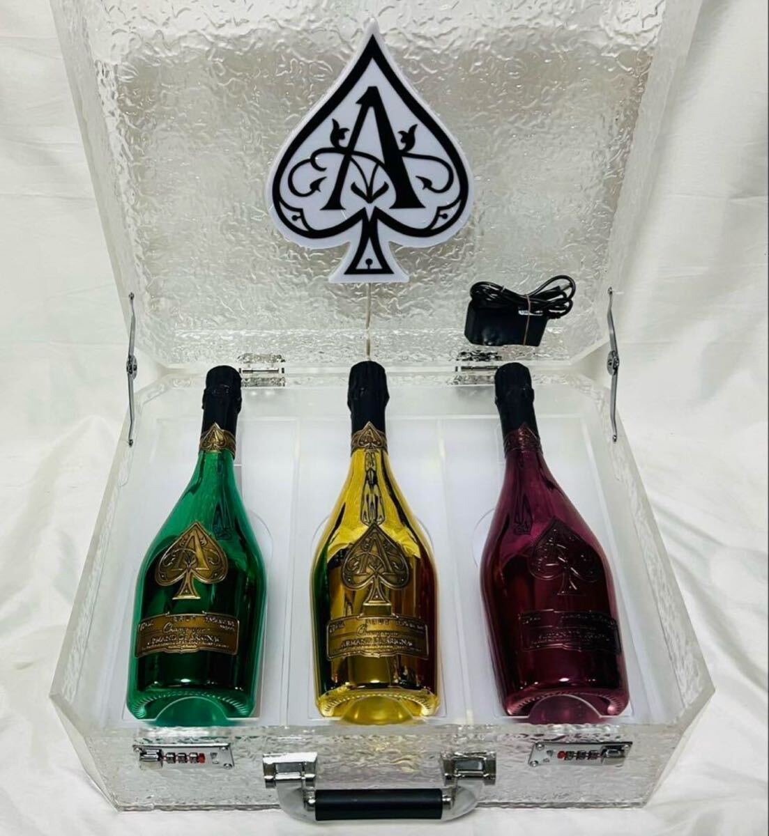 アルマンド LED 信号機 グリーン レッド ゴールド アタッシュケース アルマンド LED 信号機 グリーン レッド ゴールド