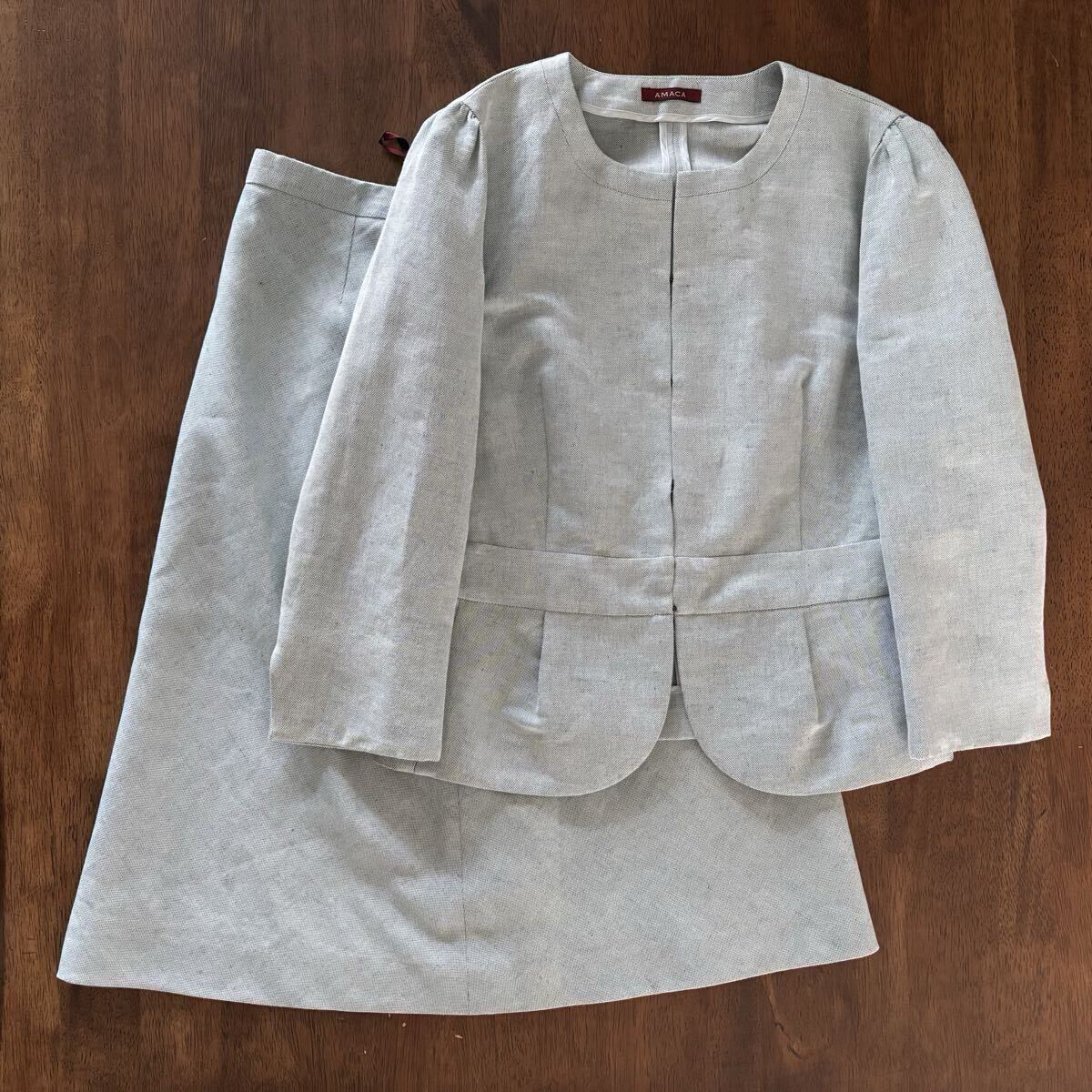 ◇昭和レトロ◇レディース Sサイズ◇Mon CCEVR◇AMACAなど◇セットアップ ツーピース ジャケット スカートまとめて◇ファッション◇古着◇_画像6