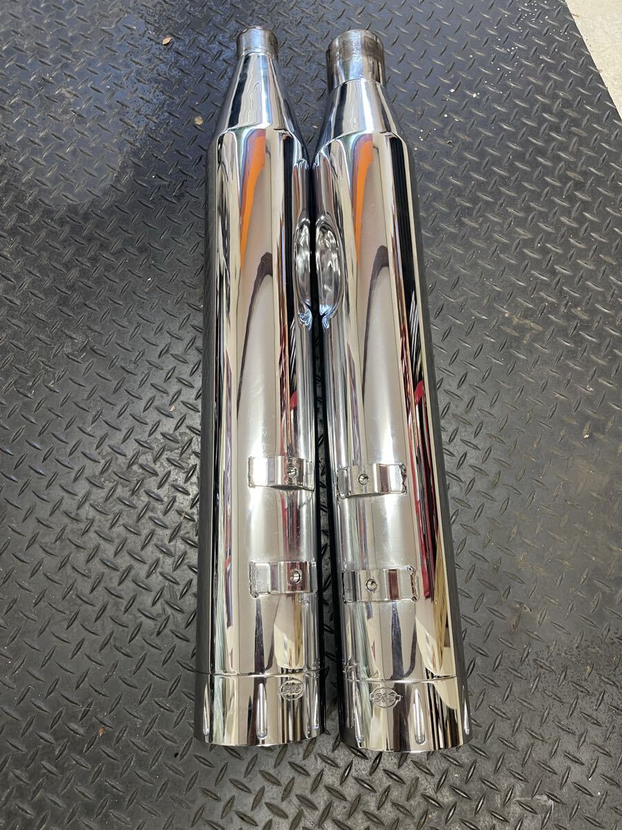 FLHXストリートグライドマフラー S&Sパワーチューンパフォーマンスマフラー4.5インチMK45 ハーレー マフラー サイレンサー ツーリング