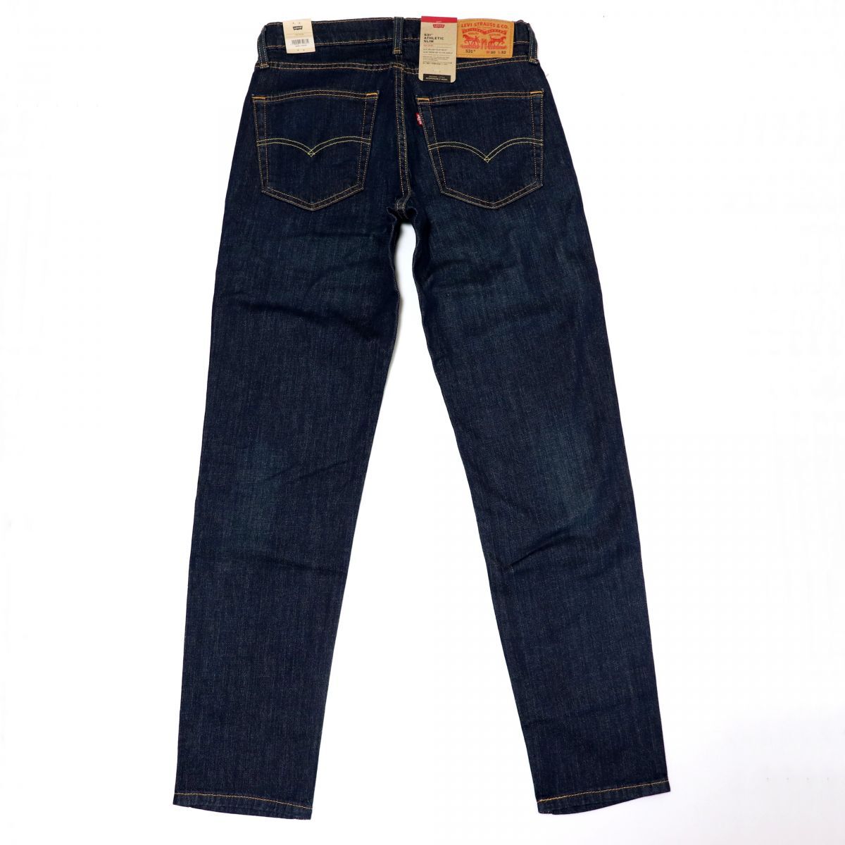 ★リーバイス Levis 531 定価9350円 新品 アスレチック スリム ジーンズ ストレッチ デニム パンツ 30インチ[85494-0117-30]四 弐★QWER