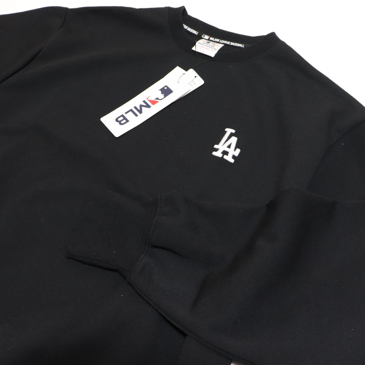 ★ドジャース DODGERS MLB 新品 メンズ メジャーリーグ 大谷翔平 山本由伸 スウェット トレーナー 黒 XL [C652BMA-N9A-LL] 一 三 參★QWER