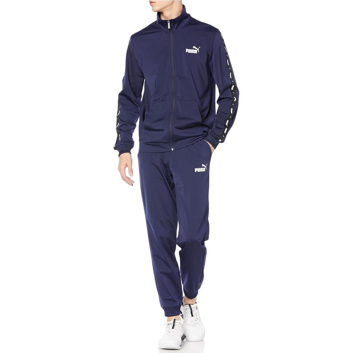 ★プーマ PUMA 新品 メンズ トレーニング ジャージ ジャケット パンツ 上下セット スーツ 紺 3Lサイズ [SET849543061N-XXL] 五 零★QWER★