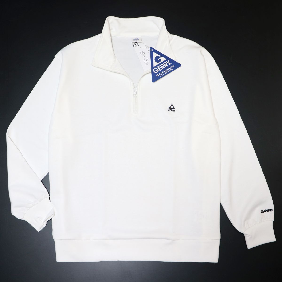★ジェリー アウトドア GERRY 新品 メンズ ストレッチ ダンボールニット ハーフジップ トップス Mサイズ [GE24SS0211N-M] 一 二 壱★QWER
