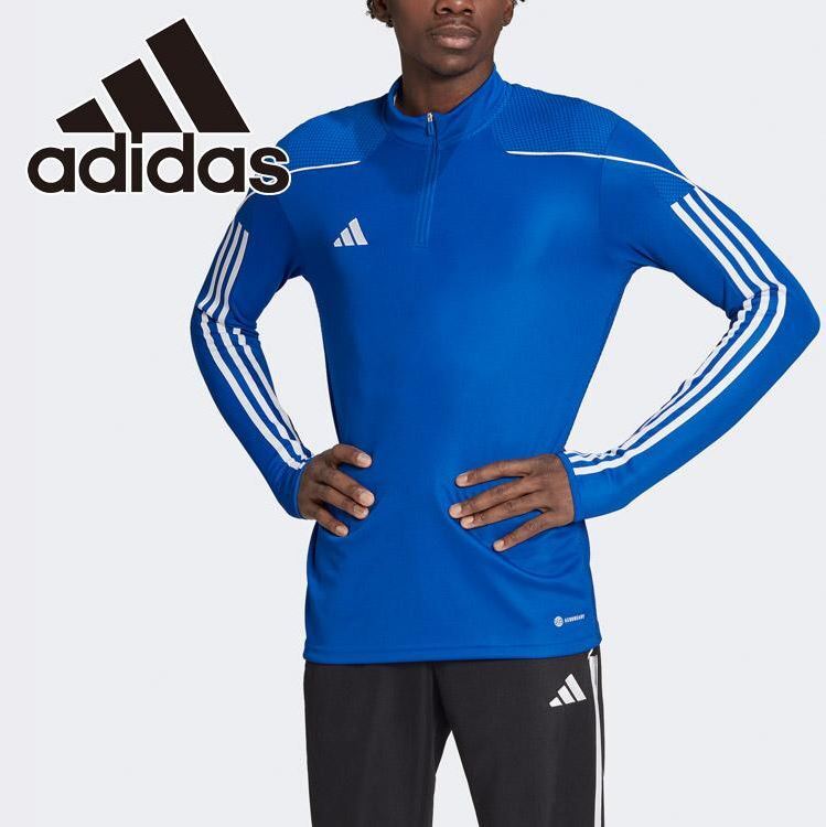★アディダス adidas 新品 メンズ 吸汗速干 トレーニング ジャージ 長袖 ハーフジップ シャツ ジャケット [HS0328-XL] 三 參★QWER★