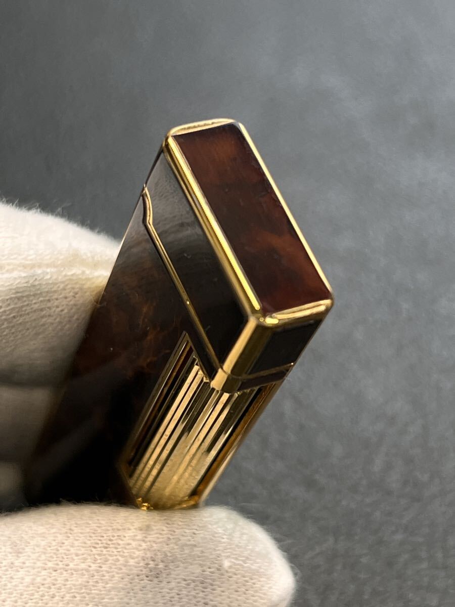 GIVENCHY ジバンシー　9000 ガスライター　マーブル柄　ゴールド　箱付き