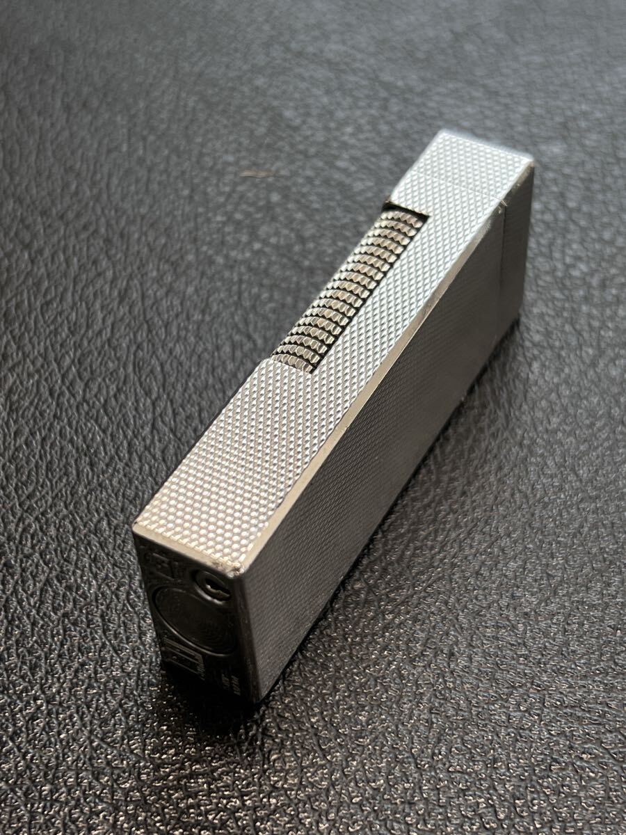 Dunhill ダンヒル ガスライター ローラー式　バーレイシルバー