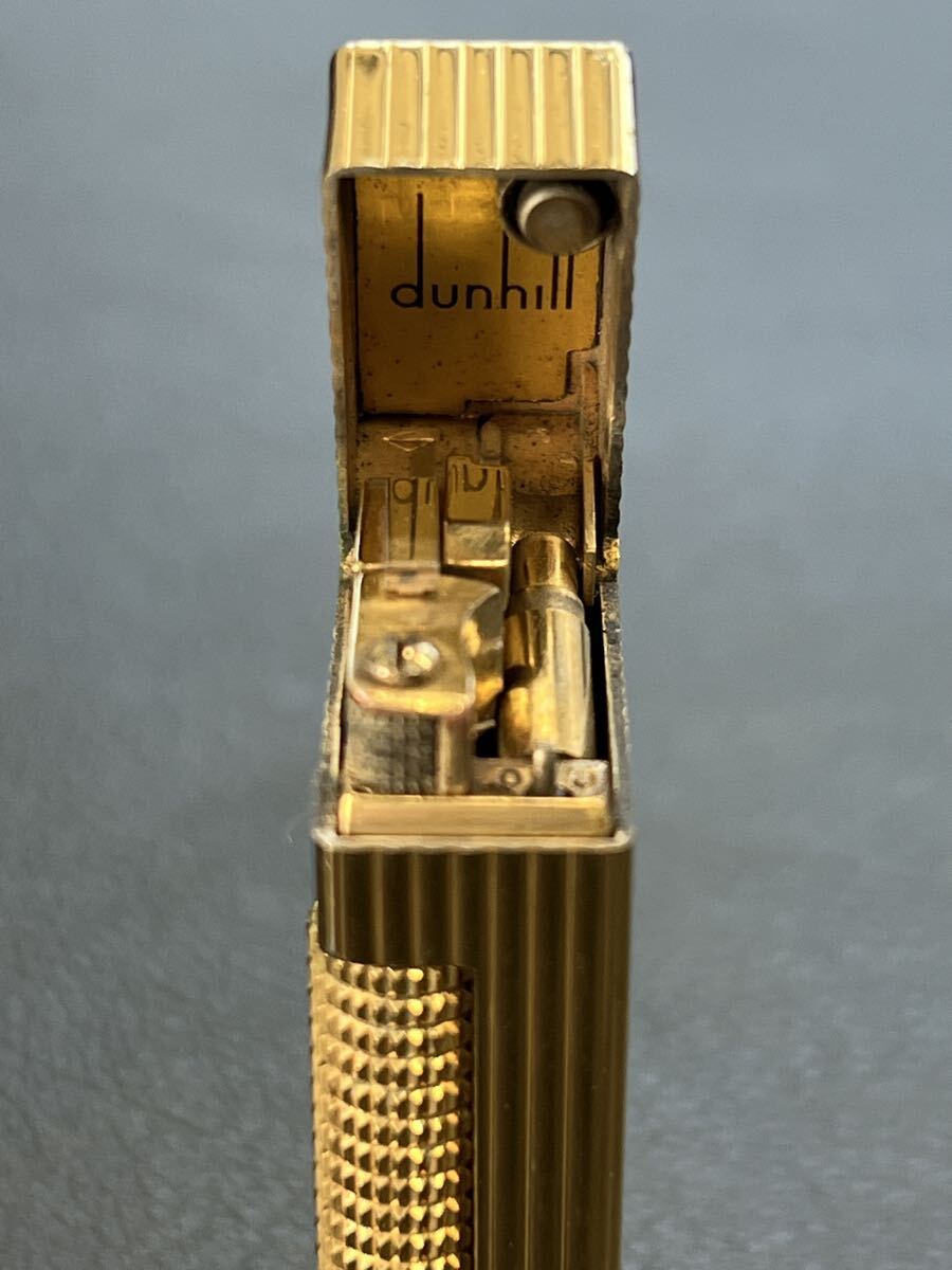 Dunhill ダンヒル ガスライター 喫煙具 ゴールドカラー