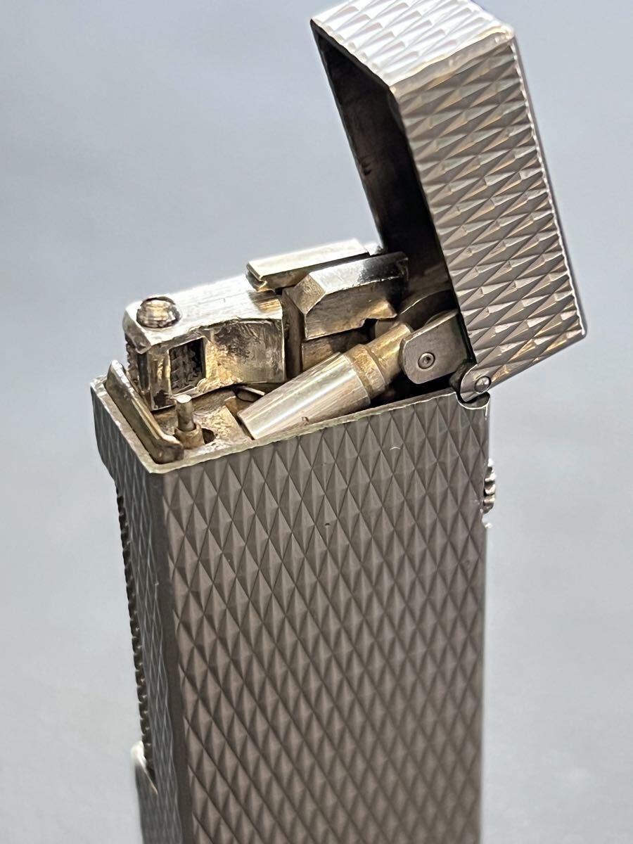 Dunhill ダンヒル 卓上　ガスライター　テーブルライター　シルバー