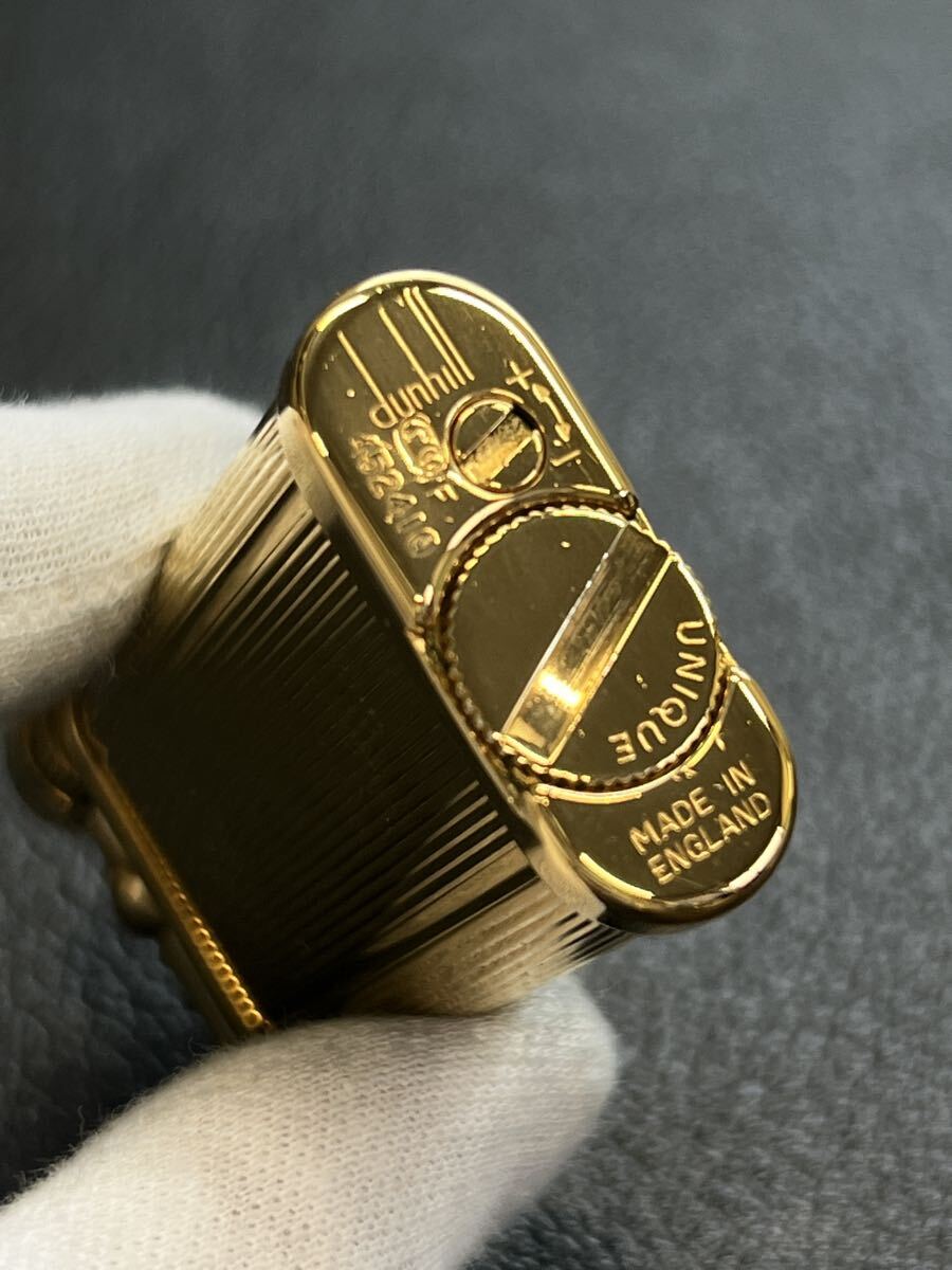 Dunhill ダンヒル ガスライター ユニークタイプ ハンマー　 ゴールドカラー