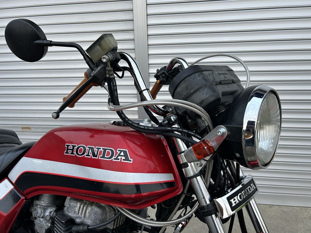 CB400N 車検3年付き 里コム タックロール張り替え済み 絶好調(diào) 検/CB250T CB250N CB400T CBX400F GS400 スーパーホーク3R