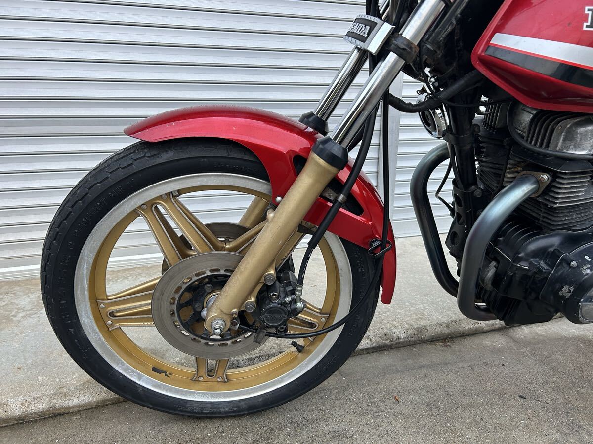 CB400N 車検3年付き 里コム タックロール張り替え済み 絶好調(diào) 検/CB250T CB250N CB400T CBX400F GS400 スーパーホーク3R