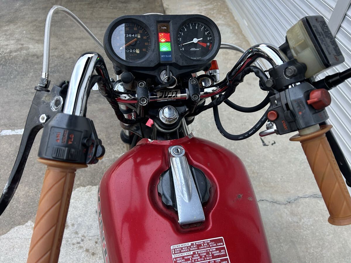 CB400N 車検3年付き 里コム タックロール張り替え済み 絶好調(diào) 検/CB250T CB250N CB400T CBX400F GS400 スーパーホーク3R