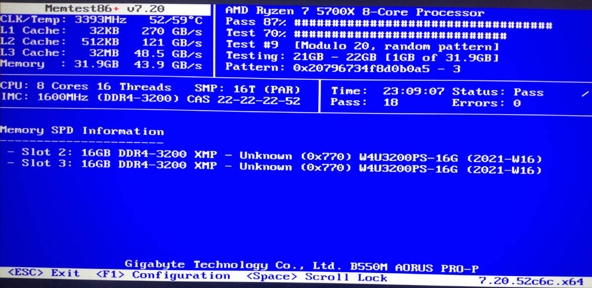 CFD DDR4-3200 32GB (16GBX2枚) USED
