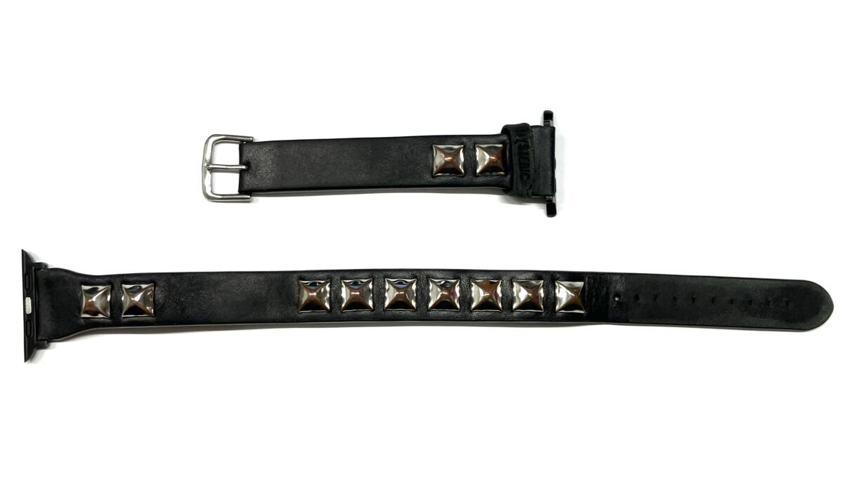 HYSTERIC GLAMOUR ヒステリックグラマー スタッズ レザー アップルウォッチ バンド STUDS AppleWatch 現(xiàn)狀品