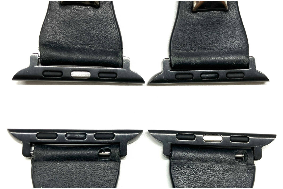 HYSTERIC GLAMOUR ヒステリックグラマー スタッズ レザー アップルウォッチ バンド STUDS AppleWatch 現(xiàn)狀品