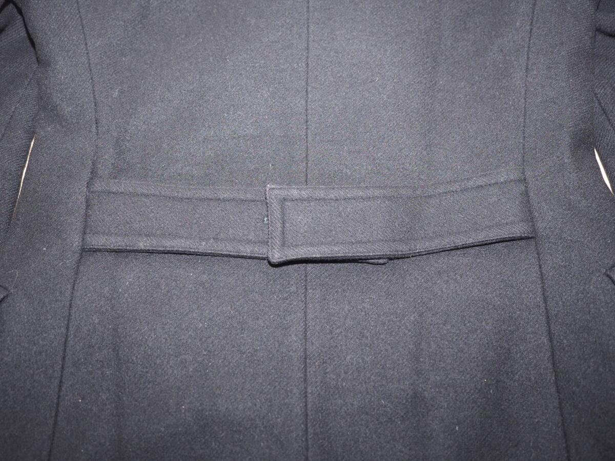 本人期 ヴィンテージ05AWアーカイブ MARTIN MARGIELA⑭ マルタンマルジェラ⑭ ウールトレンチコート46黒 Italy製_画像8
