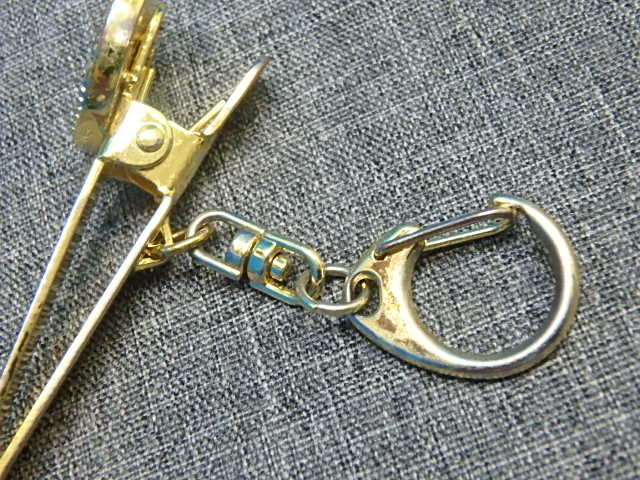 nk14-25-0909-1 キークリップ キーホルダー バッグインクリップ チャーム 中古_画像8