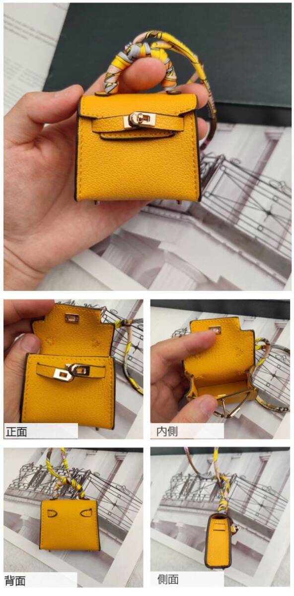 6.ブルー　ミニュチュア アクセサリー　ミニバッグチャーム！_画像3