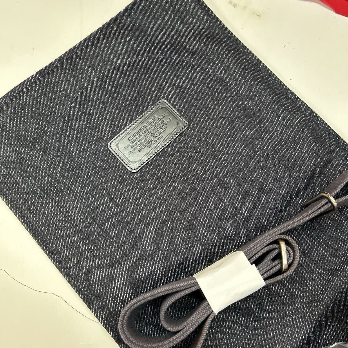 【未使用】【希少】デニムショルダーバッグ★HUNTING WORLD